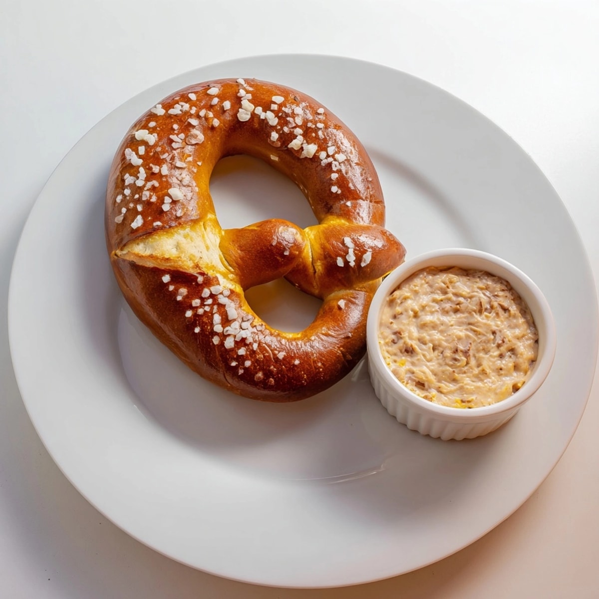 Golden Pumpkin Beer Pretzels with smoky chipotle queso, a warm and inviting autumn appetizer.