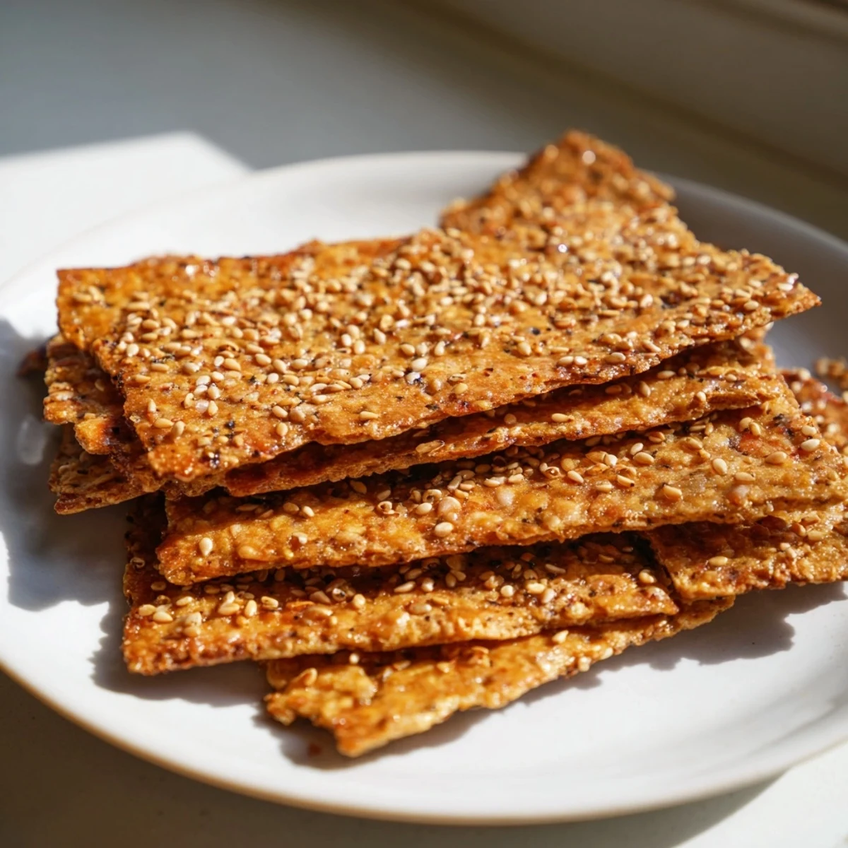 Gingerbread Lasagne Soup Crackers