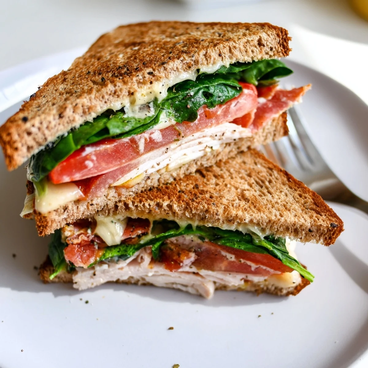 Turkey Bacon Spinach Tomato