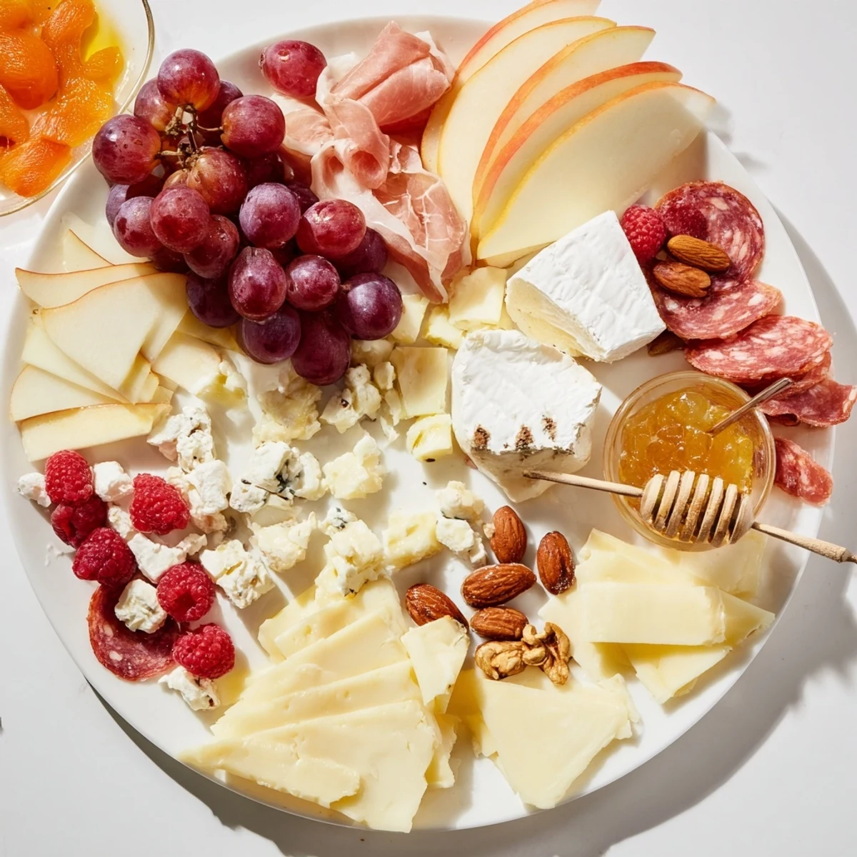 This Lace & Pearls board features a stunning spread perfect for sharing at a sophisticated gathering.