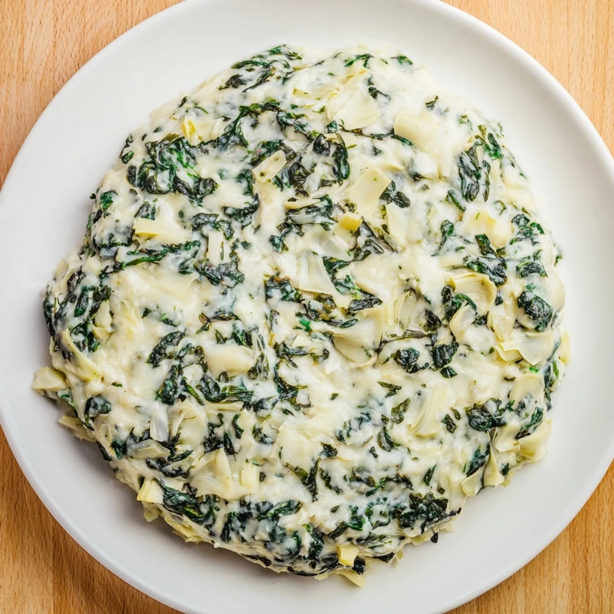 Steaming, bubbly Spinach Artichoke Dip, perfect appetizer served with crisp tortilla chips.