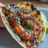 Honey Garlic Shrimp Tacos