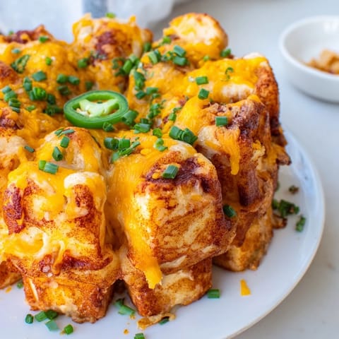 Spicy Ranch Monkey Bread Waffles