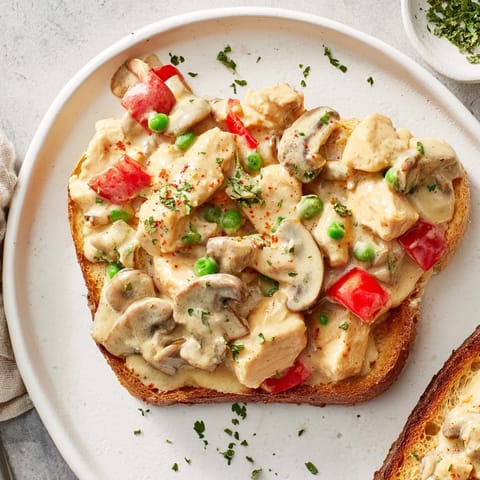 Chicken à la King Toast