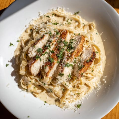Spicy Cajun Chicken Alfredo