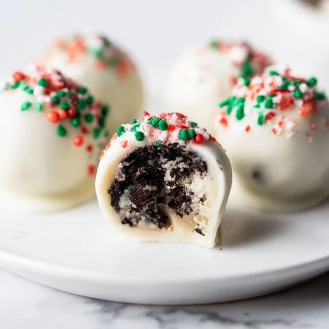 Simplified Christmas Oreo Truffles