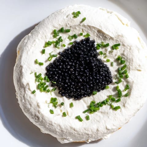 A close-up view of the prepared The Diamond Inlay, a creamy, savory treat for a party.