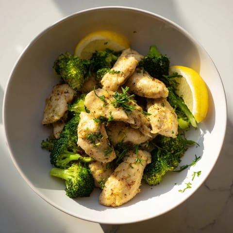 This simple Microwave-Steamed Chicken and Broccoli recipe features perfectly cooked chicken and crisp broccoli, ready to eat.