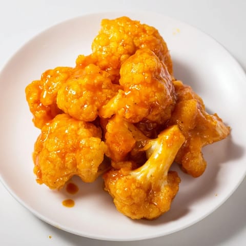 Crispy Spicy Tangy Cauliflower