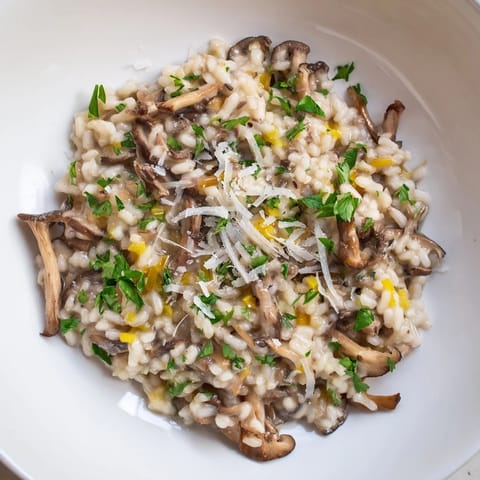 Italian Mushroom Creamy Risotto