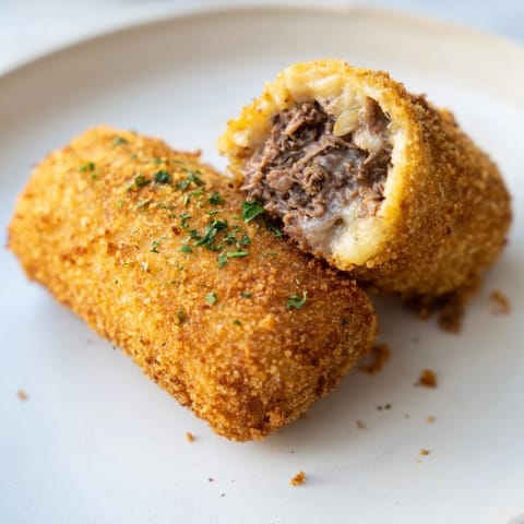 Imagine a plate of warm Dutch croquettes, their savory beef filling tempting you to take a bite.