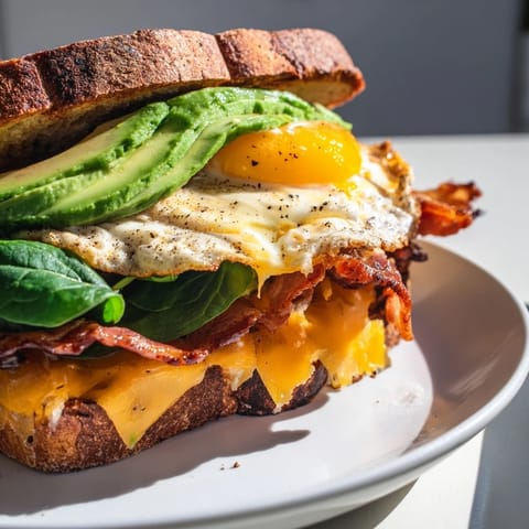 Loaded Breakfast with Avocado