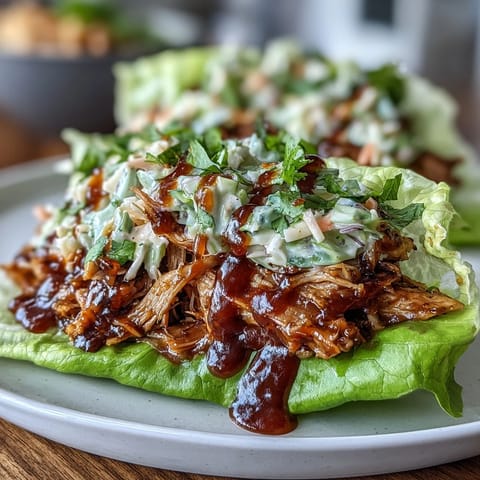 Vegan Jackfruit Lettuce Tacos
