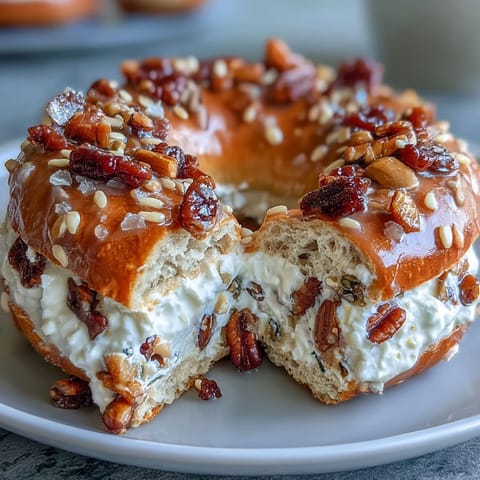 High-protein bagels with Greek yogurt and everything seasoning, golden and chewy, perfect for a healthy breakfast or snack.  