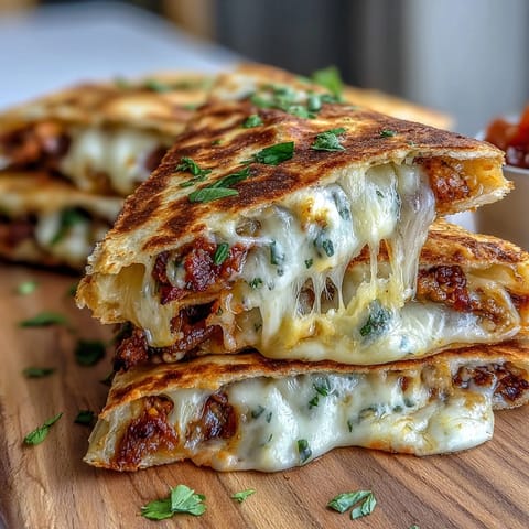 Mini Quesadilla Triangles