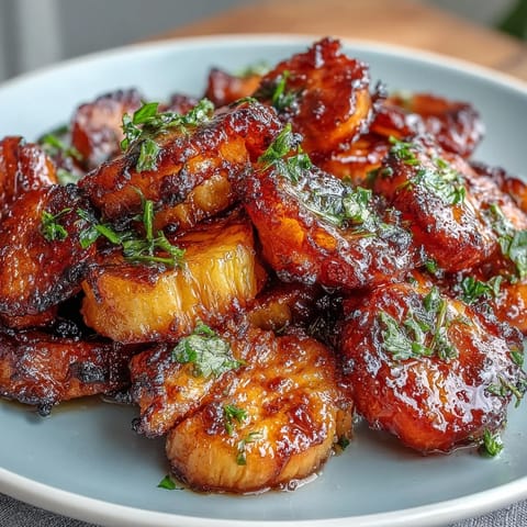 Honey Roasted Carrots and Parsnips in a golden honey glaze, roasted until tender and caramelized.  