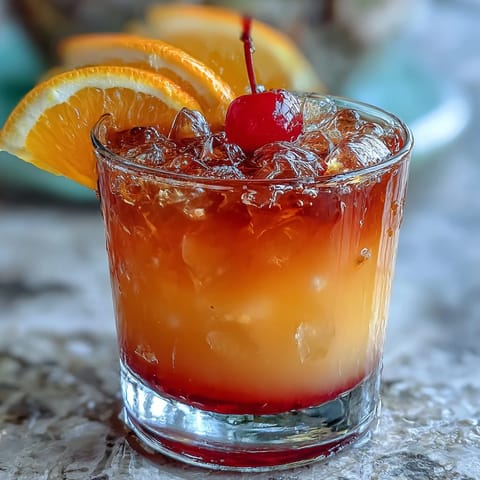 Ombre Sunrise Mocktail Grenadine