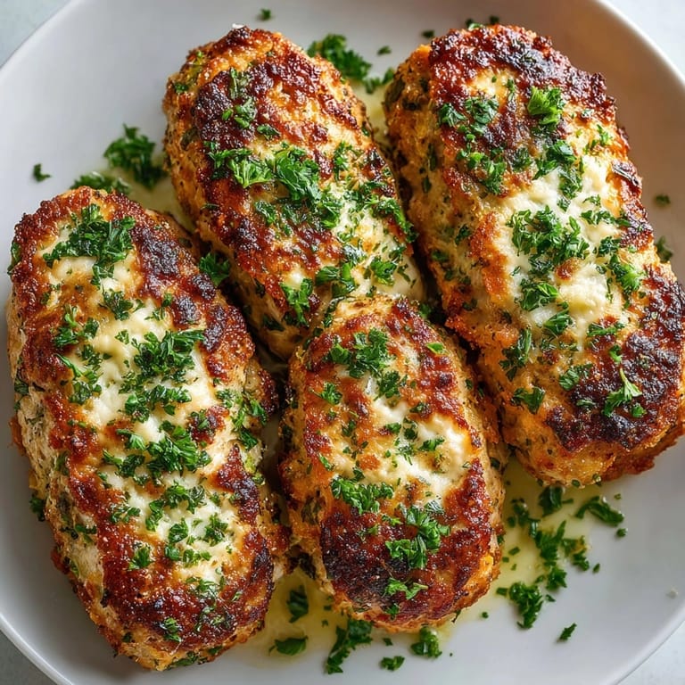 Sliced Quick Garlic Parmesan Chicken Meatloaf Recipe served beside mashed potatoes for an easy family meal.
