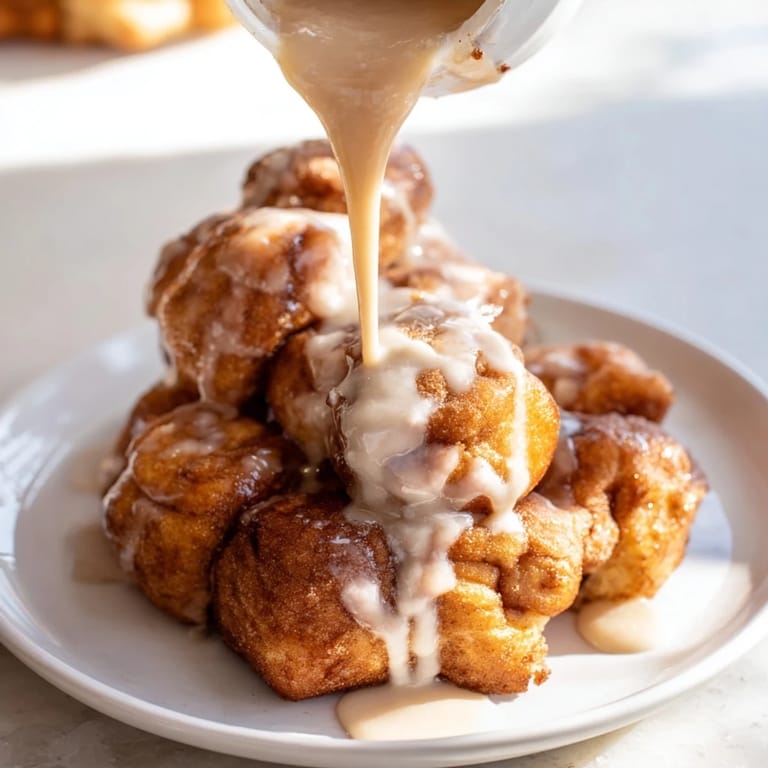 Imagine delicious chunks of Easy Christmas Morning Monkey Bread slathered in cinnamon and sugar, ideal for breakfast.