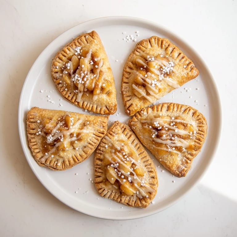 Sweet, perfectly-shaped Mitten Hand Pies, offering a delightful visual and delicious winter spice aroma.