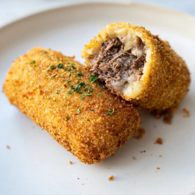 Imagine a plate of warm Dutch croquettes, their savory beef filling tempting you to take a bite.