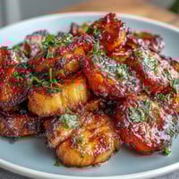 Honey Roasted Carrots and Parsnips in a golden honey glaze, roasted until tender and caramelized.  