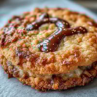 Golden Taurus zodiac cookies, decadently decorated with shimmering royal icing.